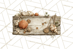 Rustic Nautical Lost Treasure Pirate Clipart PNG Product Image 5