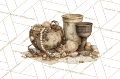 Rustic Nautical Lost Treasure Pirate Clipart PNG Product Image 3