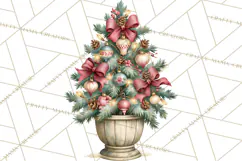 Vintage Christmas Decorative Elements PNG Clipart Product Image 5