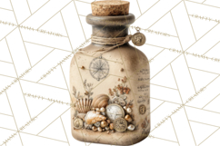 Rustic Nautical Lost Treasure Pirate Clipart PNG Product Image 4
