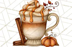 Cozy Fall Coffeehouse PNG Clipart Product Image 2