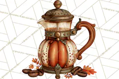 Cozy Fall Coffeehouse PNG Clipart Product Image 2