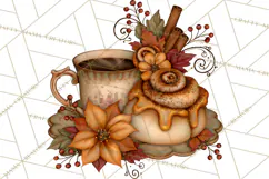Cozy Fall Coffeehouse PNG Clipart Product Image 2