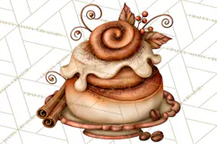 Cozy Fall Coffeehouse PNG Clipart Product Image 3