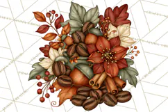 Cozy Fall Coffeehouse PNG Clipart Product Image 3
