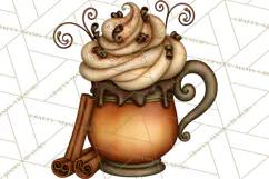 Cozy Fall Coffeehouse PNG Clipart Product Image 5