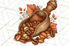 Cozy Fall Coffeehouse PNG Clipart Product Image 3