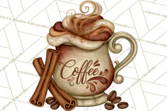 Cozy Fall Coffeehouse PNG Clipart Product Image 5