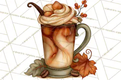 Cozy Fall Coffeehouse PNG Clipart Product Image 5