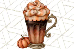 Cozy Fall Coffeehouse PNG Clipart Product Image 2