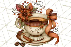 Cozy Fall Coffeehouse PNG Clipart Product Image 5