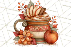 Cozy Fall Coffeehouse PNG Clipart Product Image 3