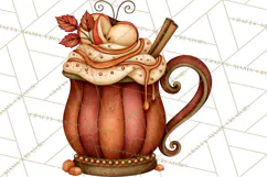 Cozy Fall Coffeehouse PNG Clipart Product Image 3