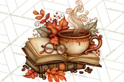 Cozy Fall Coffeehouse PNG Clipart Product Image 3