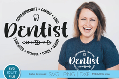 Dentist svg with tooth icon, perfect for shirts Product Image 1
