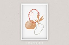 Boho Abstract Shapes print Minimalist Geometric modern art Product Image 1