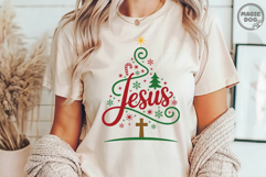Jesus Christmas Tree|Faith Holiday|Christian Christmas Product Image 7