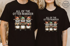 All of the Otter Reindeer|Otter Christmas|Animal Holiday PNG Product Image 5