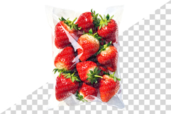 Strawberry | Watercolor fruit fresh juicy summer farm png Product Image 7