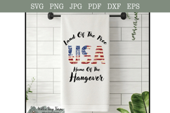 Home of the Hangover SVG | Funny Patriotic Drinking Shirt | Product Image 3