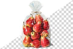 Red Pear | Watercolor fruit fresh ripe juicy png Clipart Product Image 7