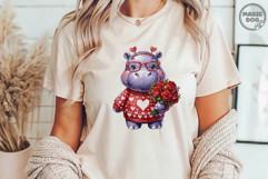 Valentines Animals Heart Hand Painted|Nursery Animals PNG Product Image 3