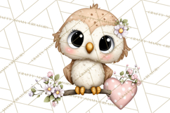 Valentine Jungle Animals PNG, Mini World, Cute Safari Hearts Product Image 2