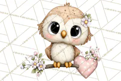 Valentine Jungle Animals PNG, Mini World, Cute Safari Hearts Product Image 2