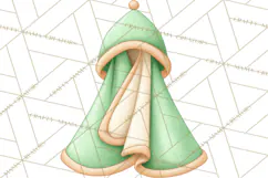 Baby Nursery Clipart PNG, Mint Cream Baby Shower Decor Product Image 3
