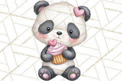 Valentine Jungle Animals PNG, Mini World, Cute Safari Hearts Product Image 5