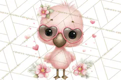 Valentine Jungle Animals PNG, Mini World, Cute Safari Hearts Product Image 5