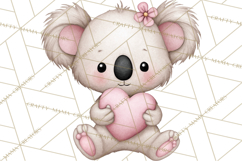 Valentine Jungle Animals PNG, Mini World, Cute Safari Hearts Product Image 3