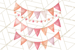 Baby Nursery Clipart PNG, Peach Coral Baby Shower Decor Product Image 5