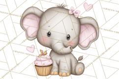Valentine Jungle Animals PNG, Mini World, Cute Safari Hearts Product Image 5