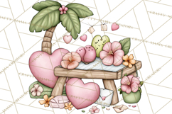 Valentine Jungle Animals PNG, Mini World, Cute Safari Hearts Product Image 3