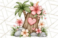 Valentine Jungle Animals PNG, Mini World, Cute Safari Hearts Product Image 4