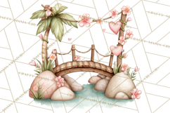 Valentine Jungle Animals PNG, Mini World, Cute Safari Hearts Product Image 3