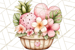 Valentine Jungle Animals PNG, Mini World, Cute Safari Hearts Product Image 5