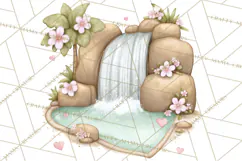 Valentine Jungle Animals PNG, Mini World, Cute Safari Hearts Product Image 3