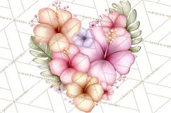 Valentine Jungle Animals PNG, Mini World, Cute Safari Hearts Product Image 5