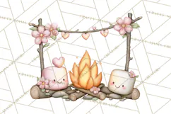 Valentine Jungle Animals PNG, Mini World, Cute Safari Hearts Product Image 3
