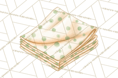 Baby Nursery Clipart PNG, Mint Cream Baby Shower Decor Product Image 5