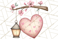 Valentine Jungle Animals PNG, Mini World, Cute Safari Hearts Product Image 2