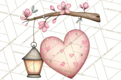 Valentine Jungle Animals PNG, Mini World, Cute Safari Hearts Product Image 2