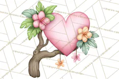 Valentine Jungle Animals PNG, Mini World, Cute Safari Hearts Product Image 3