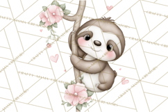 Valentine Jungle Animals PNG, Mini World, Cute Safari Hearts Product Image 4