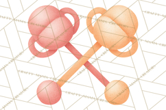 Baby Nursery Clipart PNG, Peach Coral Baby Shower Decor Product Image 3