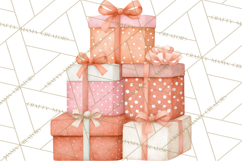 Baby Nursery Clipart PNG, Peach Coral Baby Shower Decor Product Image 4