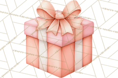 Baby Nursery Clipart PNG, Peach Coral Baby Shower Decor Product Image 5