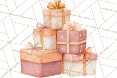 Baby Nursery Clipart PNG, Peach Coral Baby Shower Decor Product Image 5